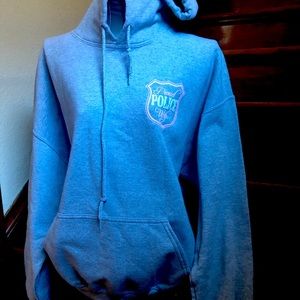 Police Wife Hoodie, Size XL